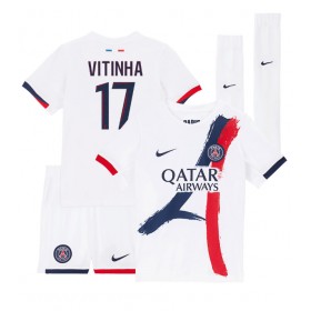 Paris Saint-Germain Vitinha #17 Auswärtstrikot 2024-25 Kurzarm (+ kurze hosen)